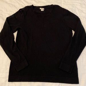 J.Crew Black Teddie Sweater